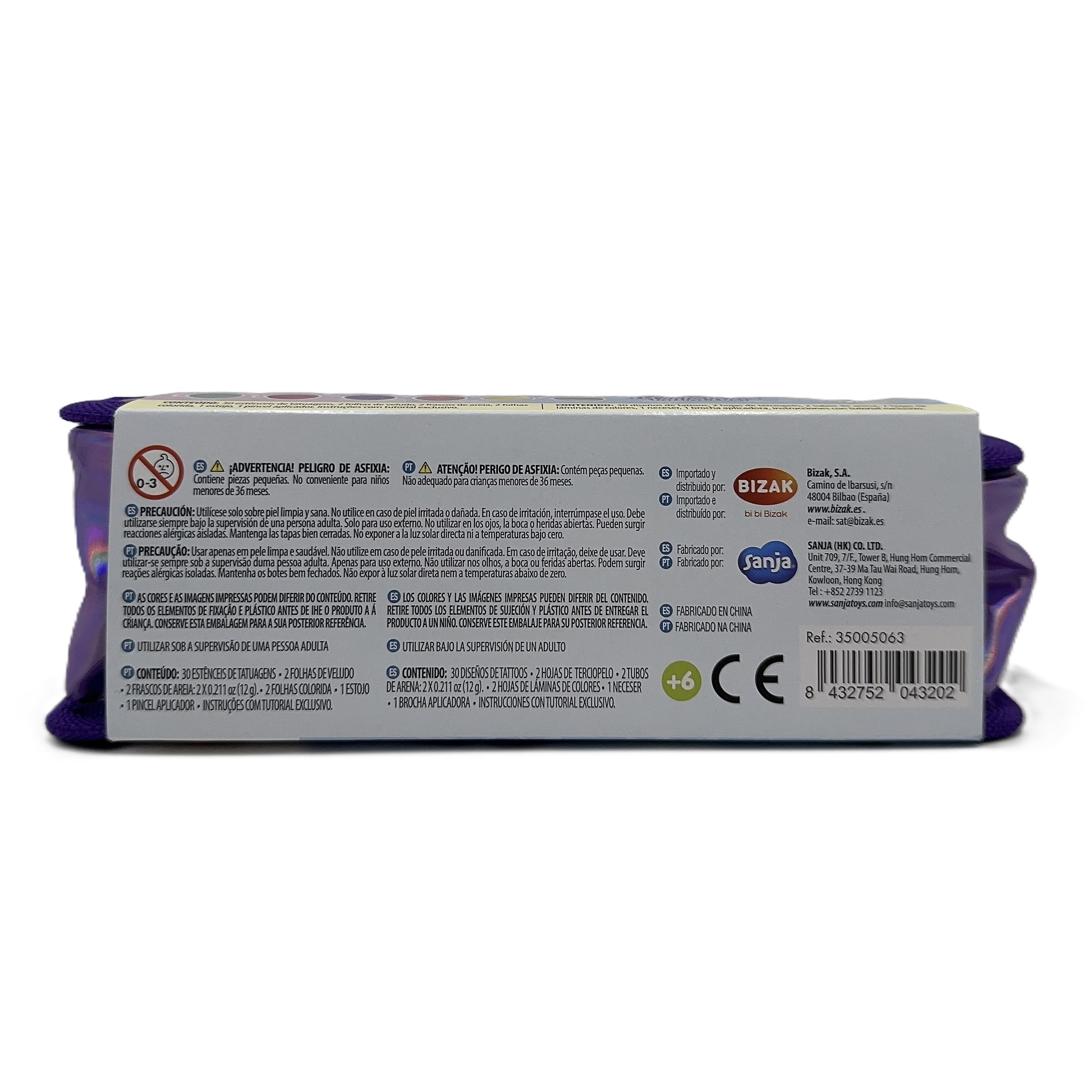 Juego de manualidades Shinetastic Tatto&Go Bizak 7