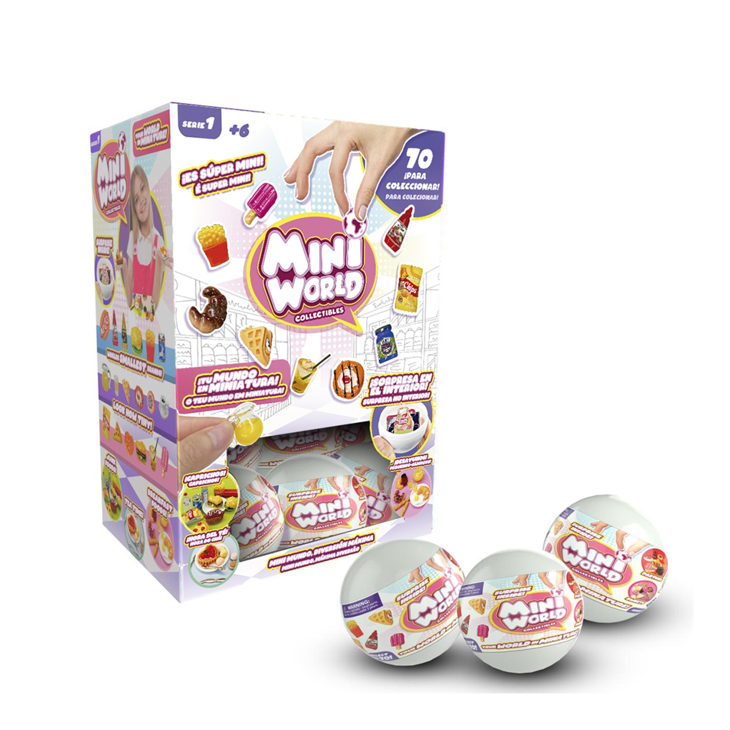Imagen 0 de Cápsula sorpresa Caprichos Mini World modelos surtidos