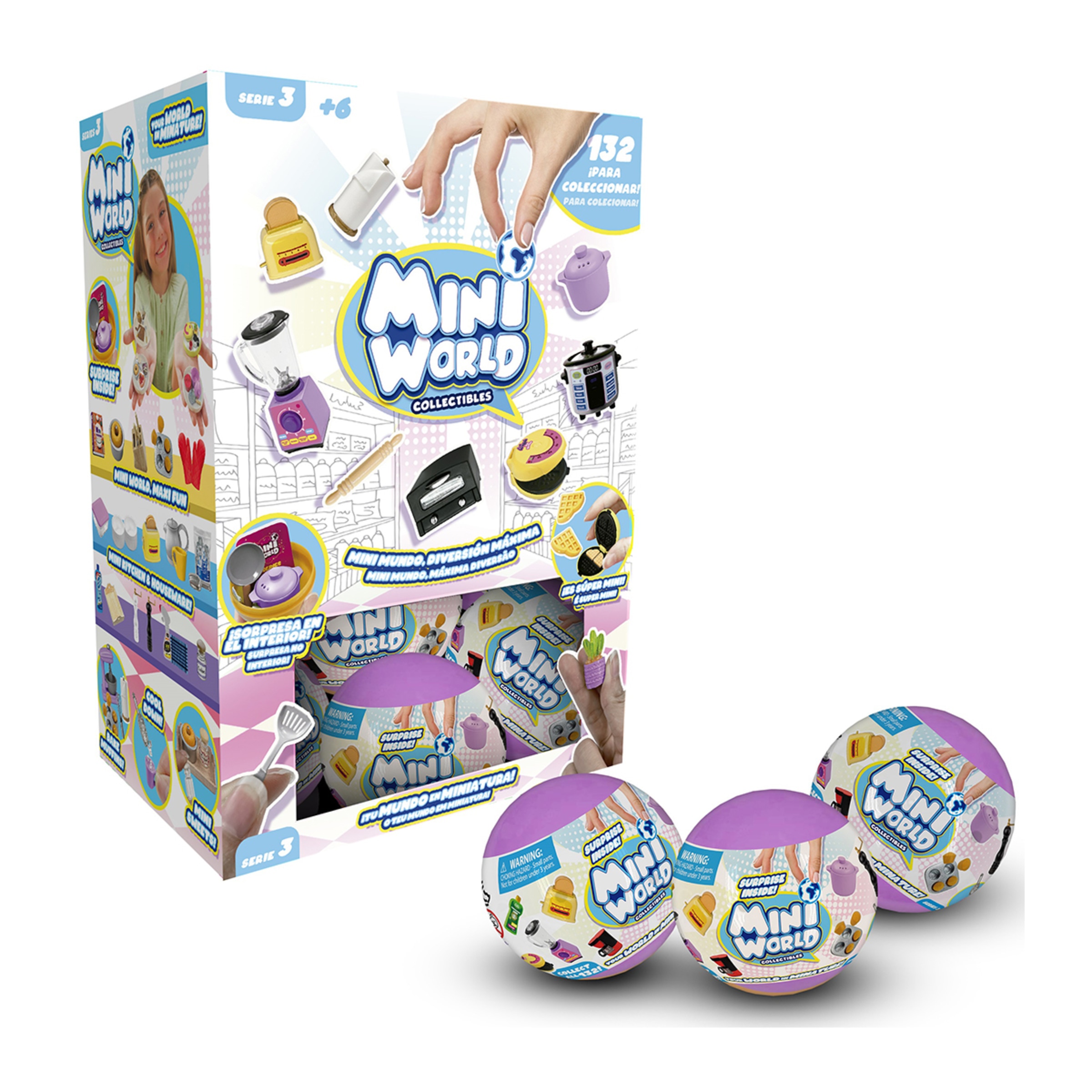 Cápsula sorpresa Accesorios de cocina Mini World modelos surtidos 1