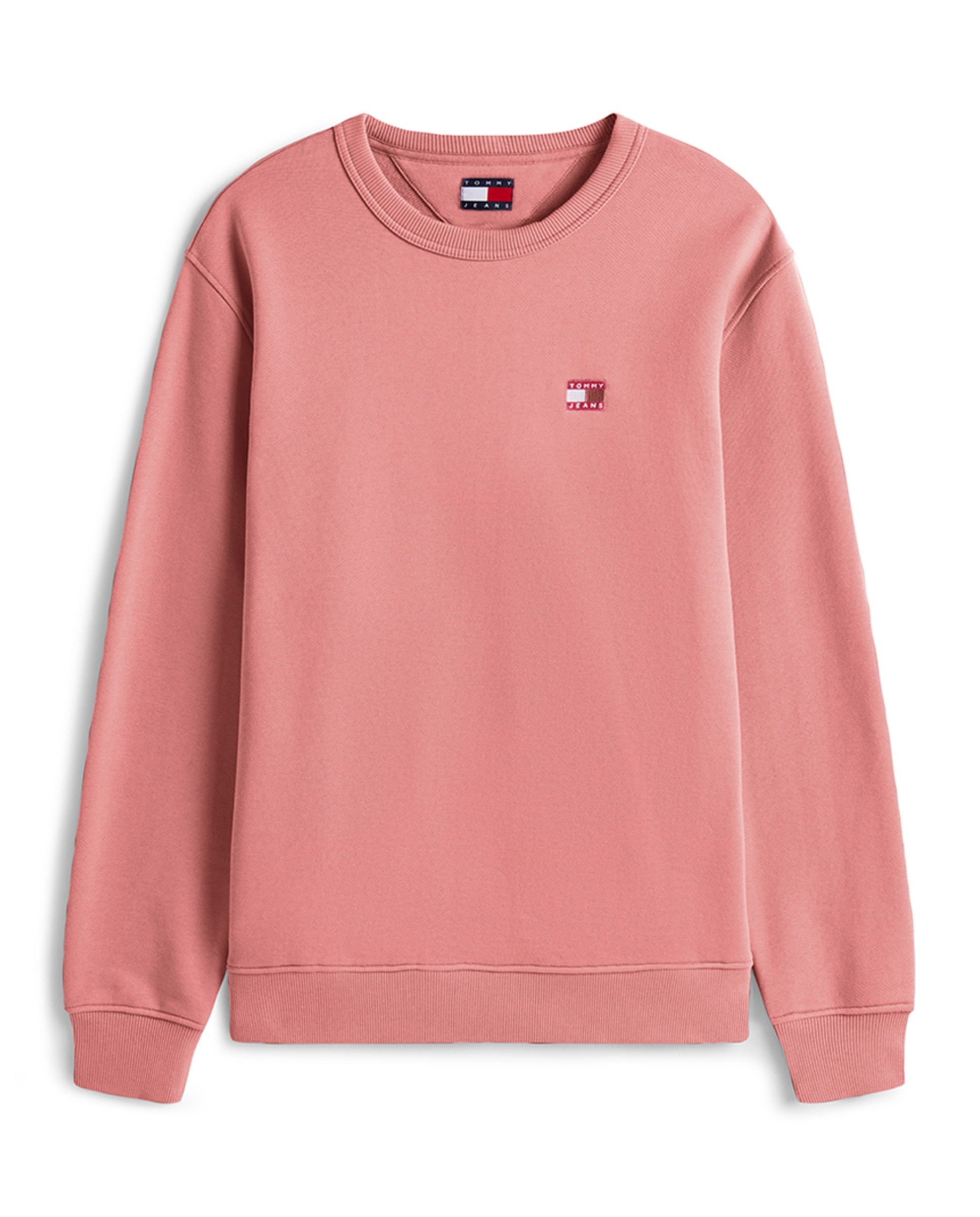 Sweatshirt Regular Fit com Gola Redonda Rosa-3