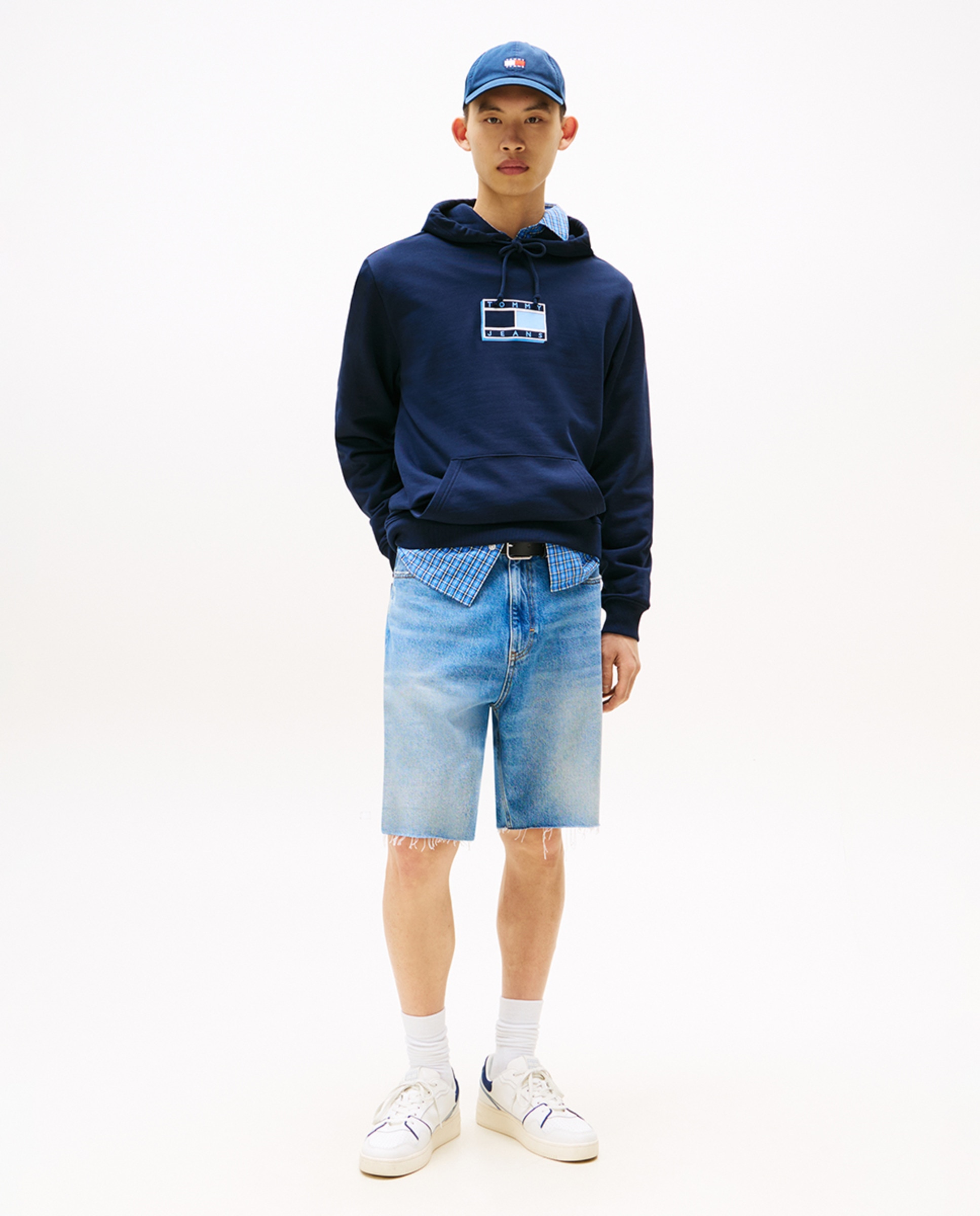 Sweatshirt Regular Fit com Capuz Azul-marinho-4