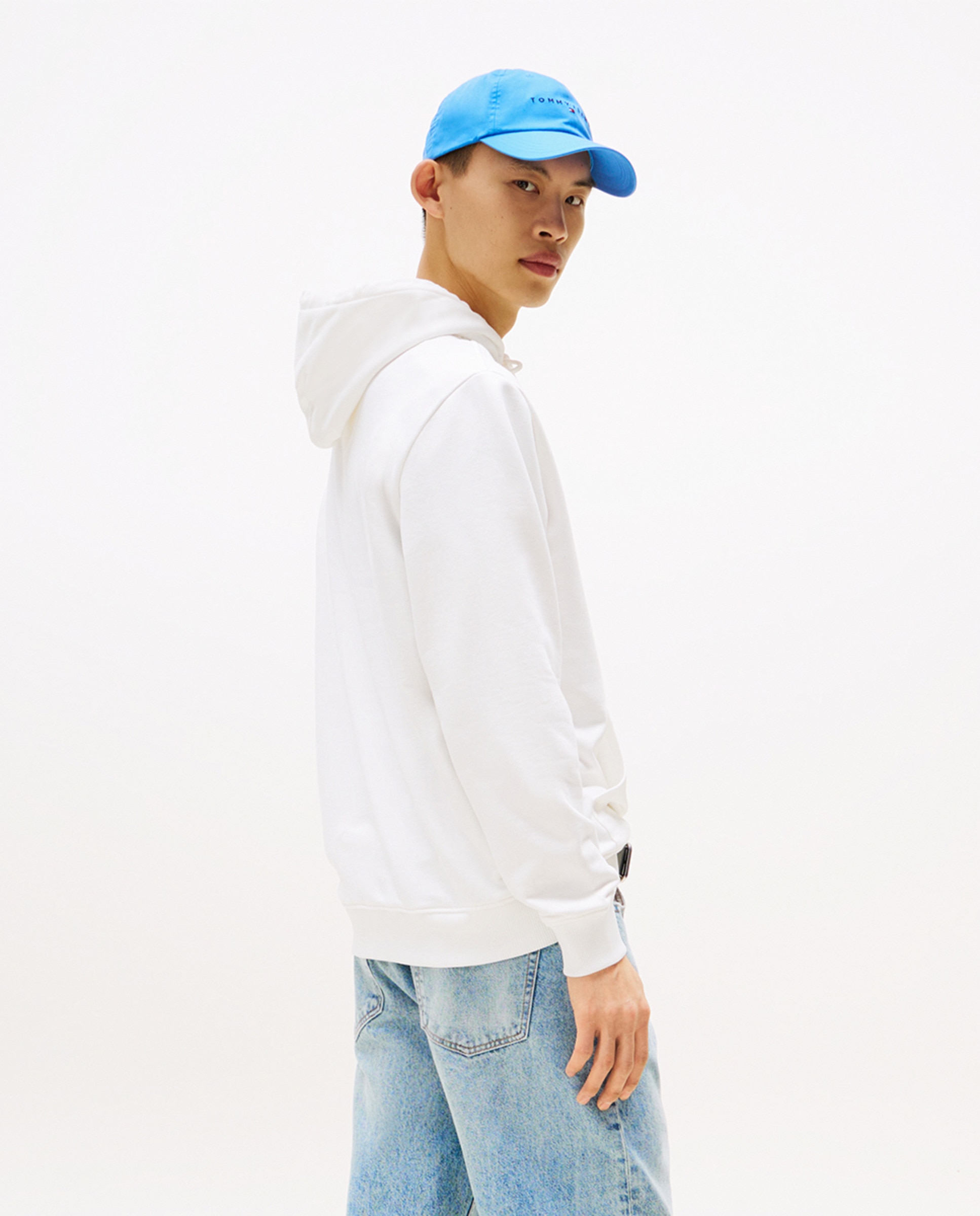 Sweatshirt Regular Fit com Capuz Branco-2