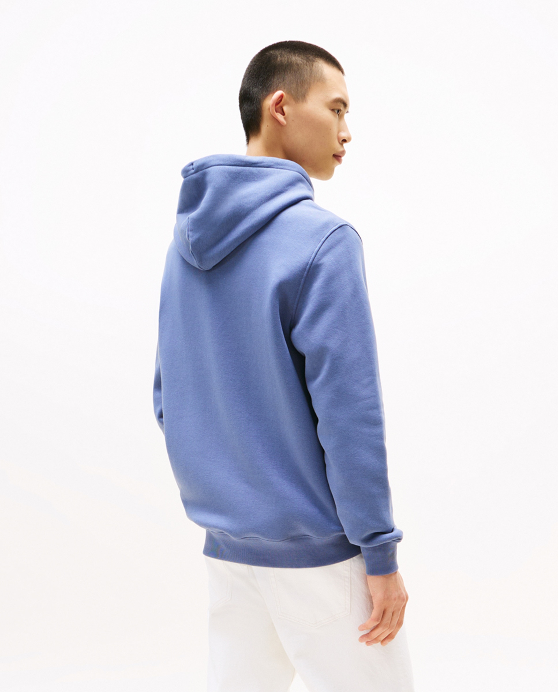 Sweatshirt Regular Fit com Capuz Azul-2