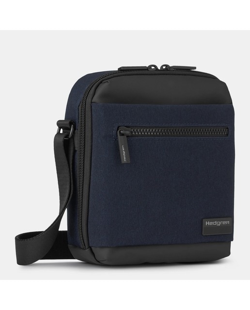 Imagem 0 de Bolsa de Cruzar Vertical em Azul RFID HEDGREN App HNXT01