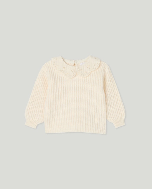 Imagen 0 de Jersey bebè cuello blusa