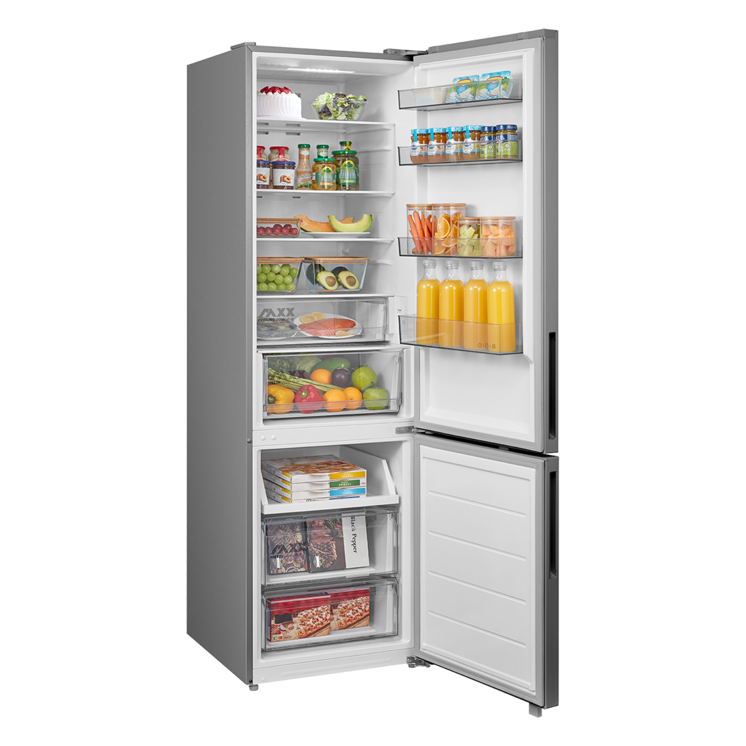 Frigorífico Combi Midea Space Master 443L No frost - MDRB600MME46 Inox-4