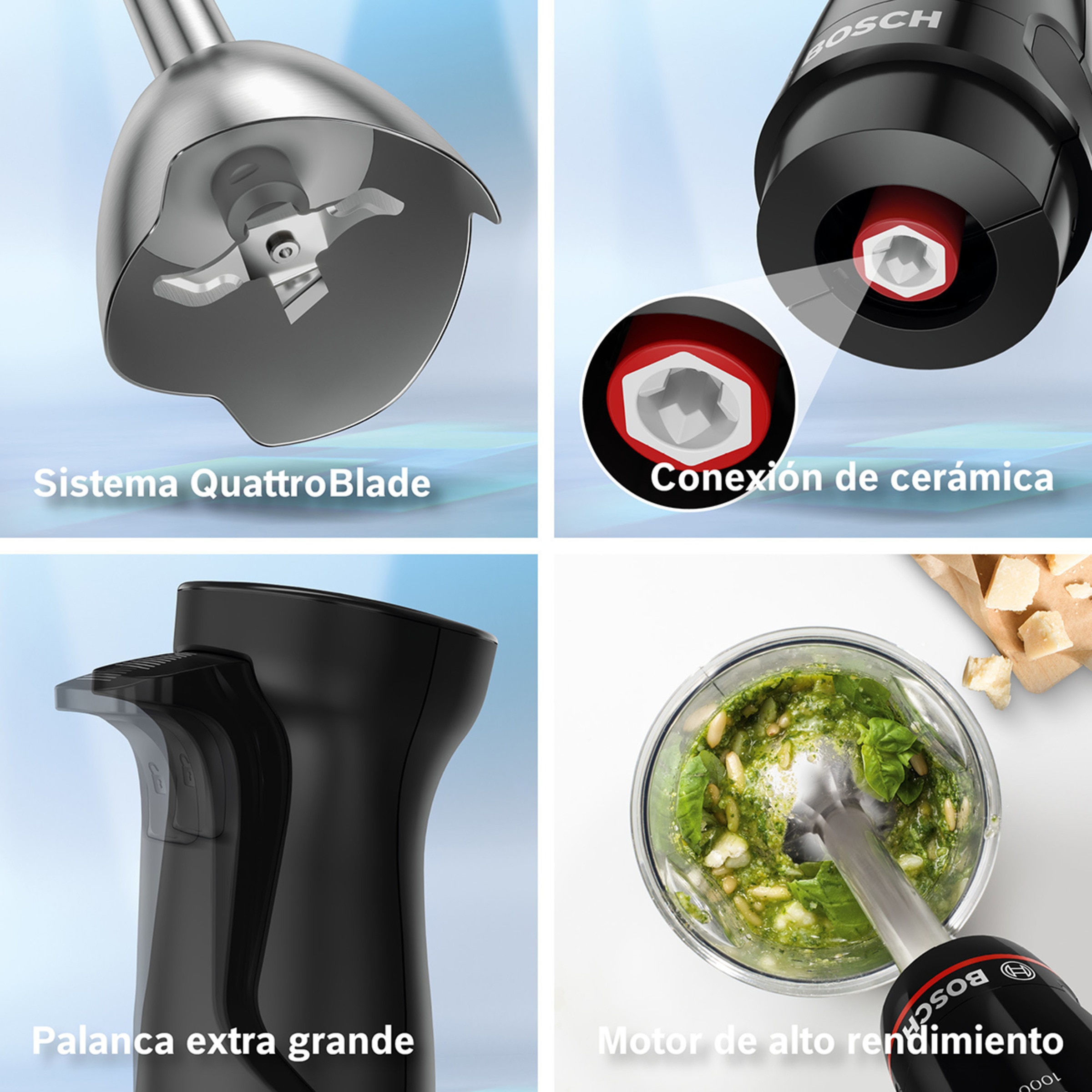 Batidora de pie Bosch, ErgoMaster, Serie 4,  MSM4B620 Negro-6
