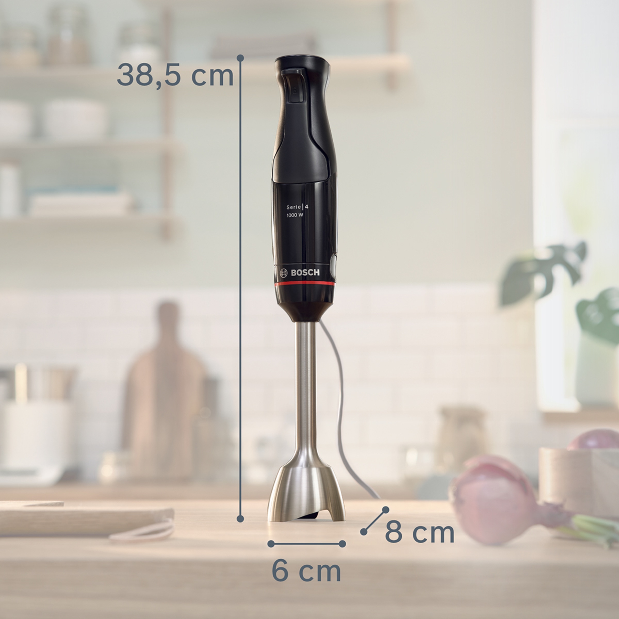 Batidora de pie Bosch, ErgoMaster, Serie 4,  MSM4B620 Negro-5