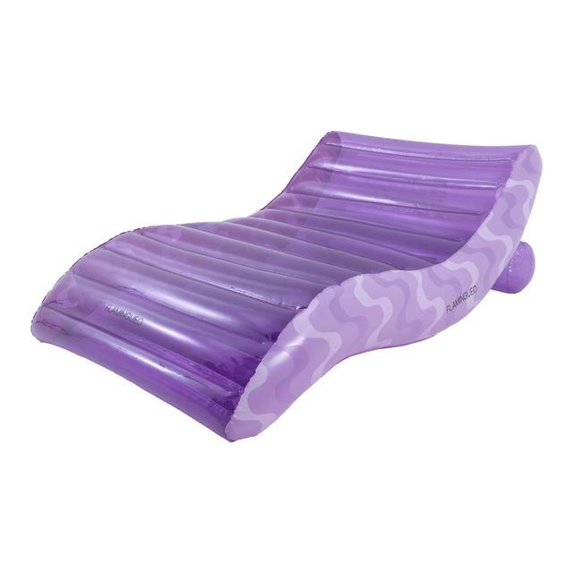 Imagem 0 de Colchão Flamingueo tipo chaise longue extragrande roxo retro