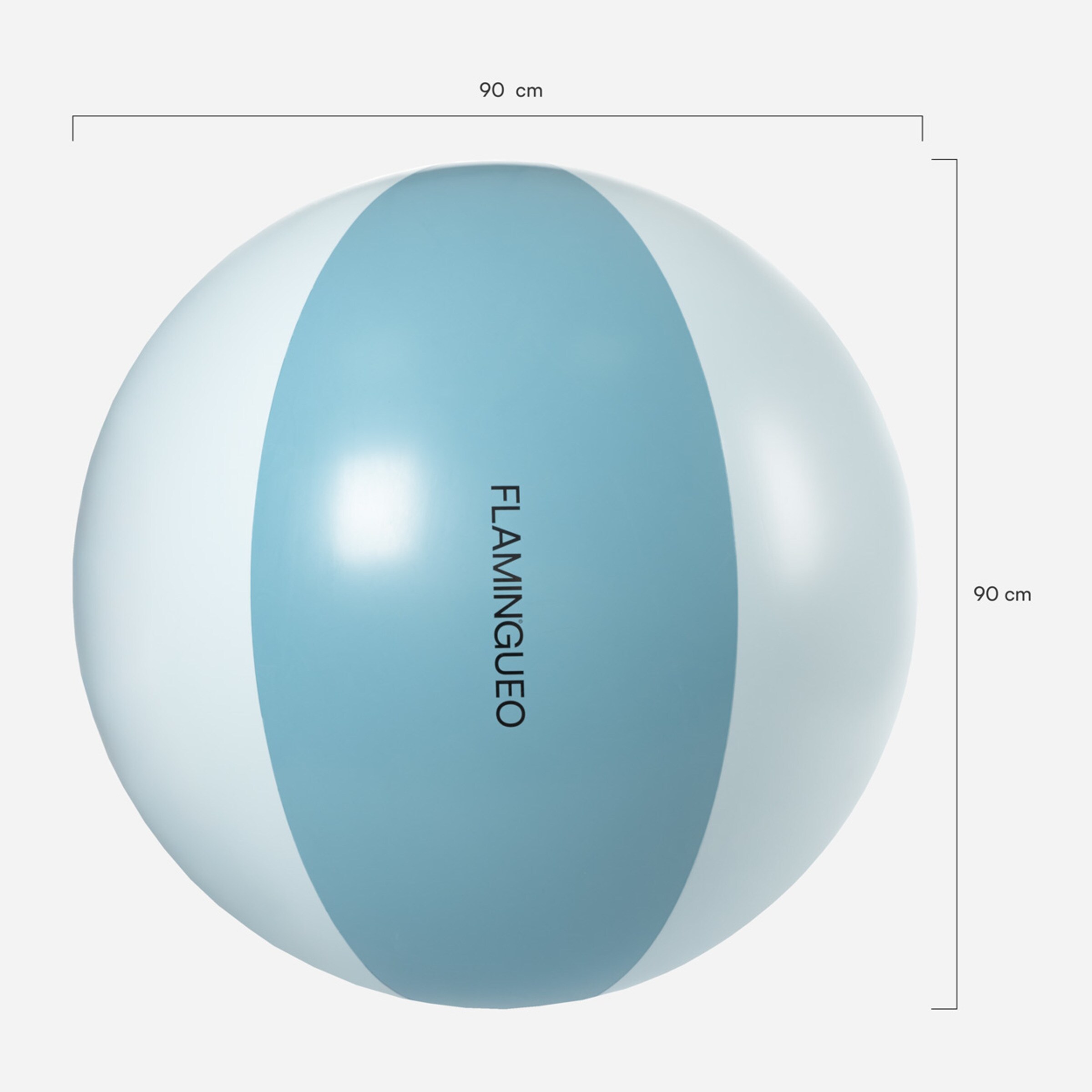 Pelota hinchable extragrande playa y piscina azul 8