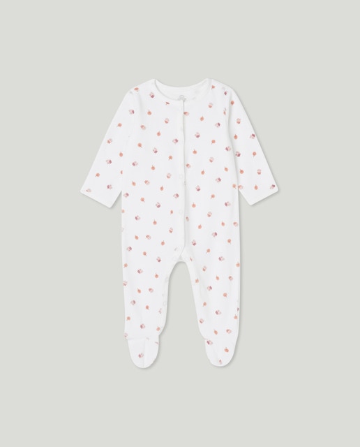 Imagen 0 de Pelele largo de bebé niño de terciopelo