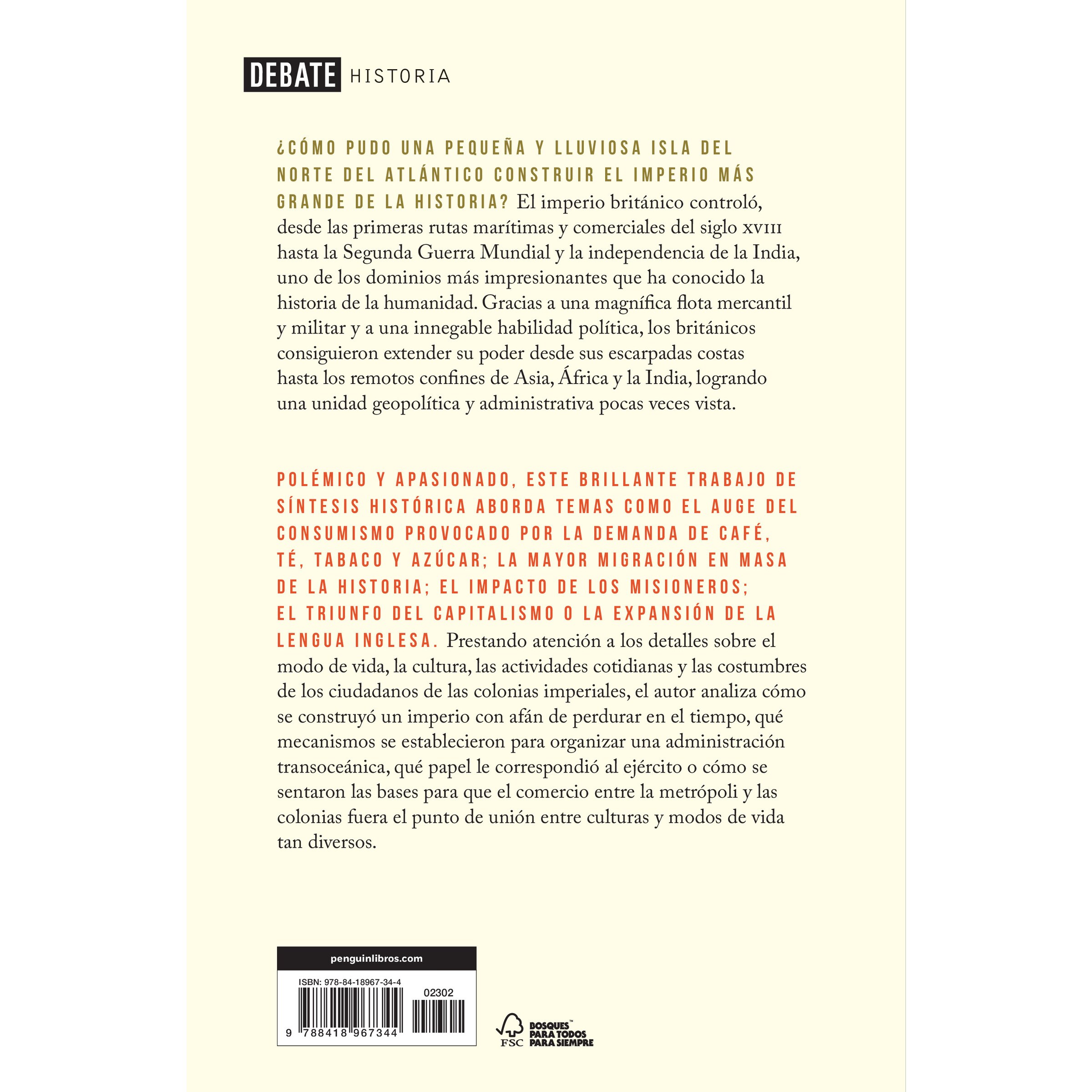 El imperio británico: Cómo Gran Bretaña forjó el orden mundial (Capa mole) 2