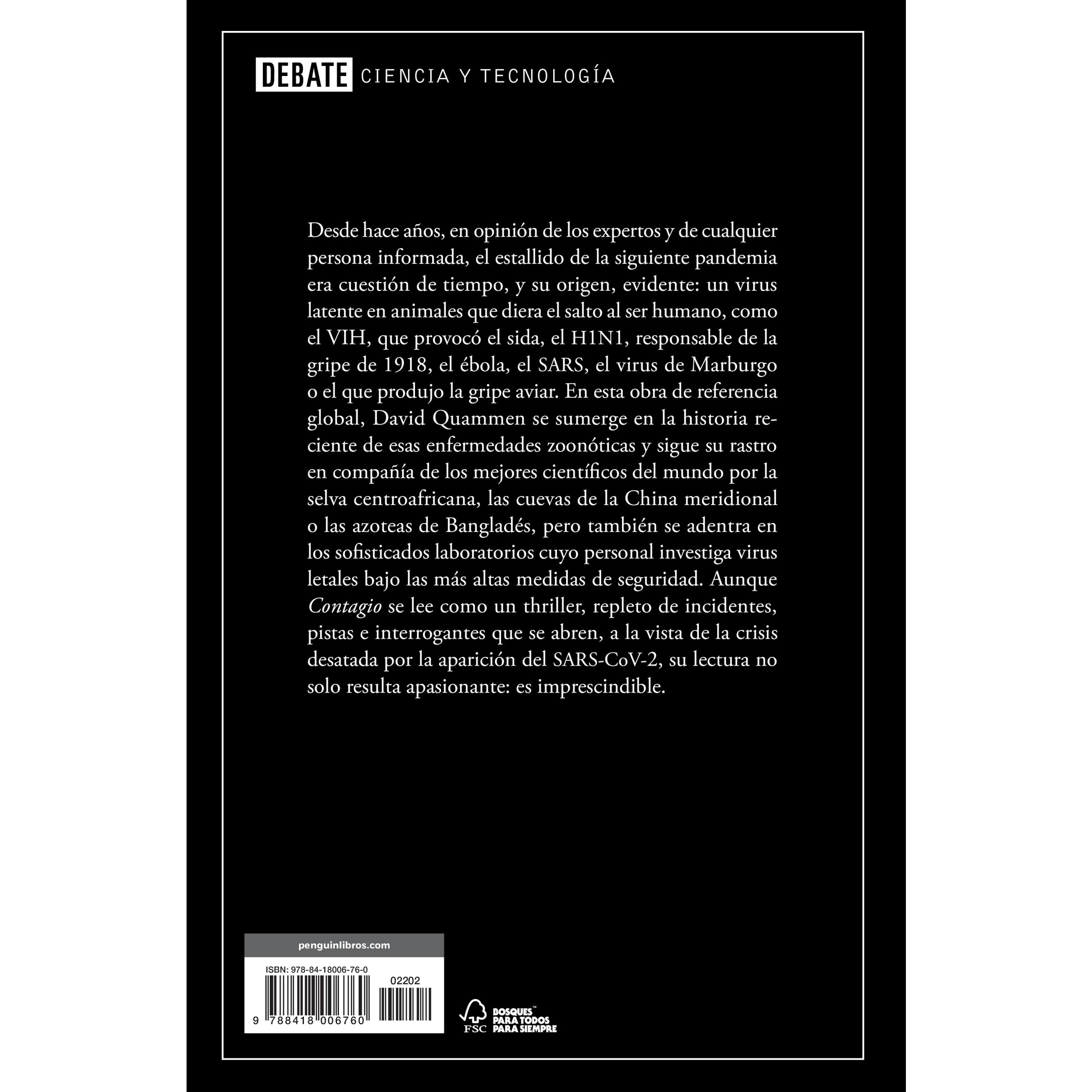 Contagio: La evolución de las pandemias(Tapa blanda) 2