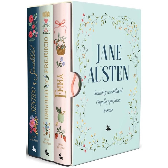 Imagen 0 de Estuche Jane Austen: Sentido y sensibilidad · Orgullo y prejuicio · Emma  (Bolsillo) (Tapa dura)