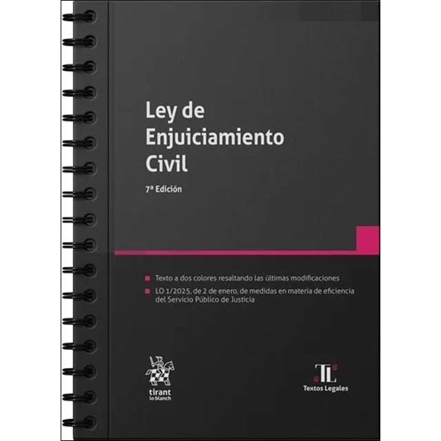 Imagen 0 de Ley de Enjuiciamiento Civil 7ª Edición  (Tapa blanda)