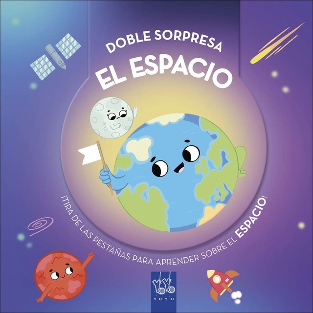 Imagen 0 de Doble sorpresa. El espacio: ¡Tira de las pestañas para aprender sobre el espacio!
