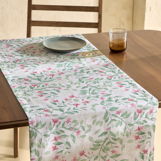 Imagem 0 de Caminho de Mesa de Algodão Fucsias