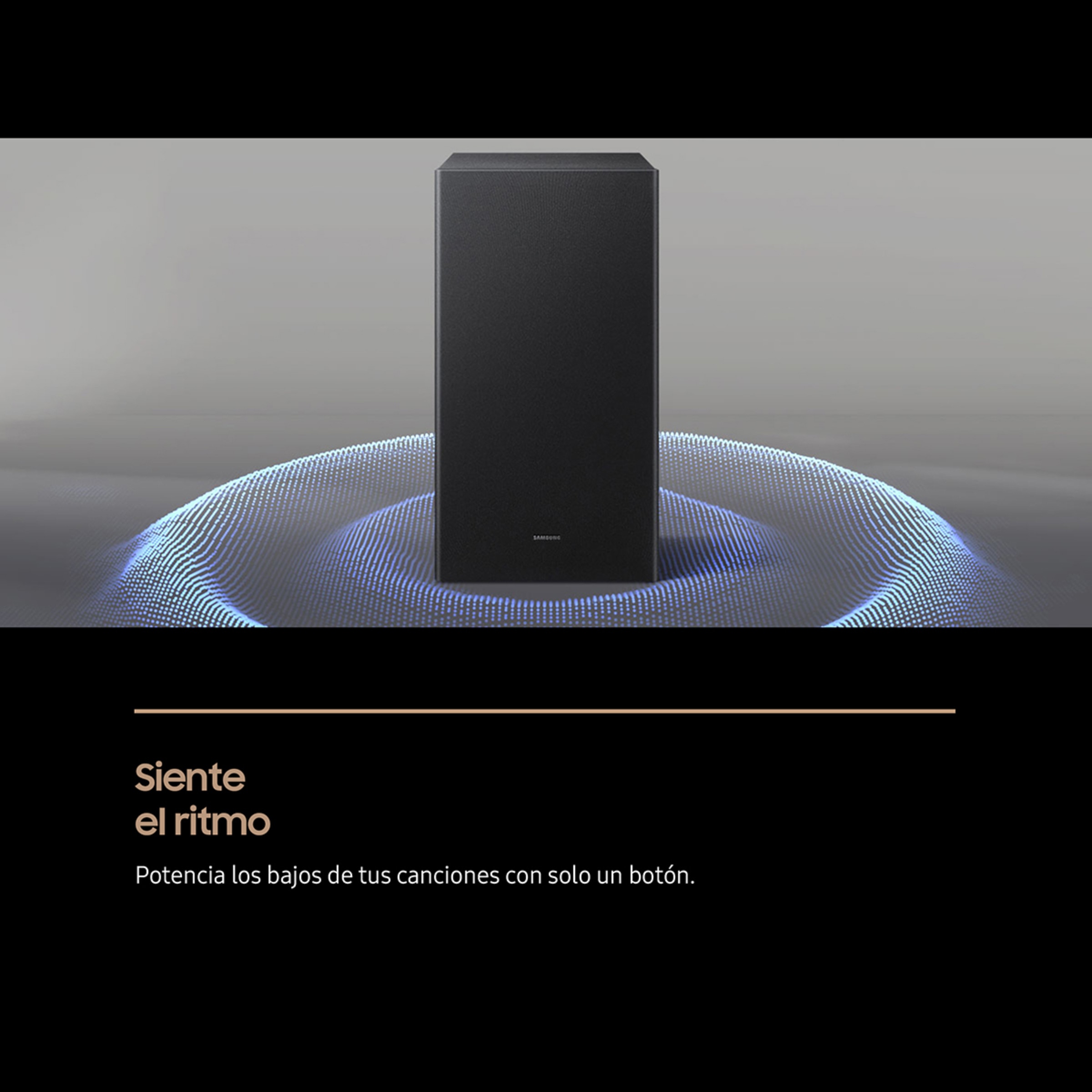 Barra de sonido Samsung HW-B450F, Dolby 2.1 y DTS Virtual:X, 5.1 con 3 altavoces, 300W, Subwoofer inalámbrico 6.5" 220W Negro titanium-6