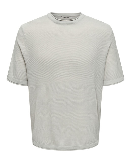 Imagem 0 de T-shirt de Malha com Manga Curta Relaxed Fit