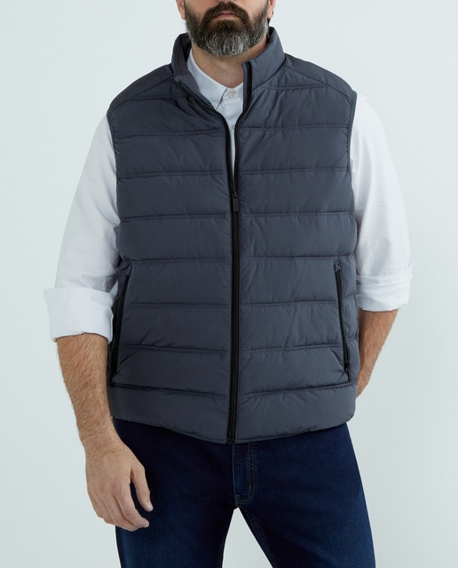 Imagen 0 de Chaleco de hombre reciclado acolchado tallas grandes