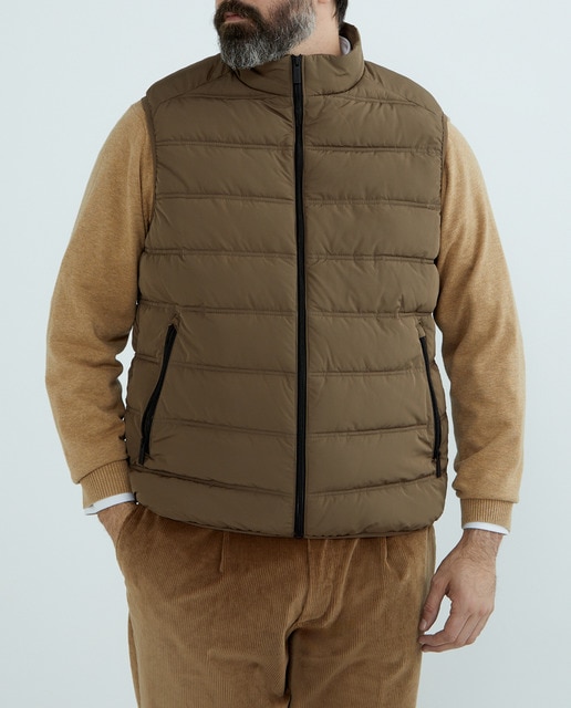 Imagen 0 de Chaleco de hombre reciclado acolchado tallas grandes