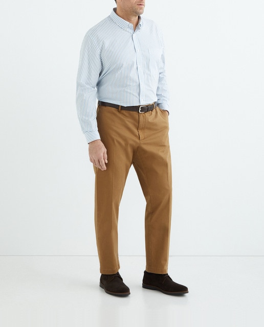 Imagen 0 de Pantalón hombre sport regular sin pliegues tallas grandes