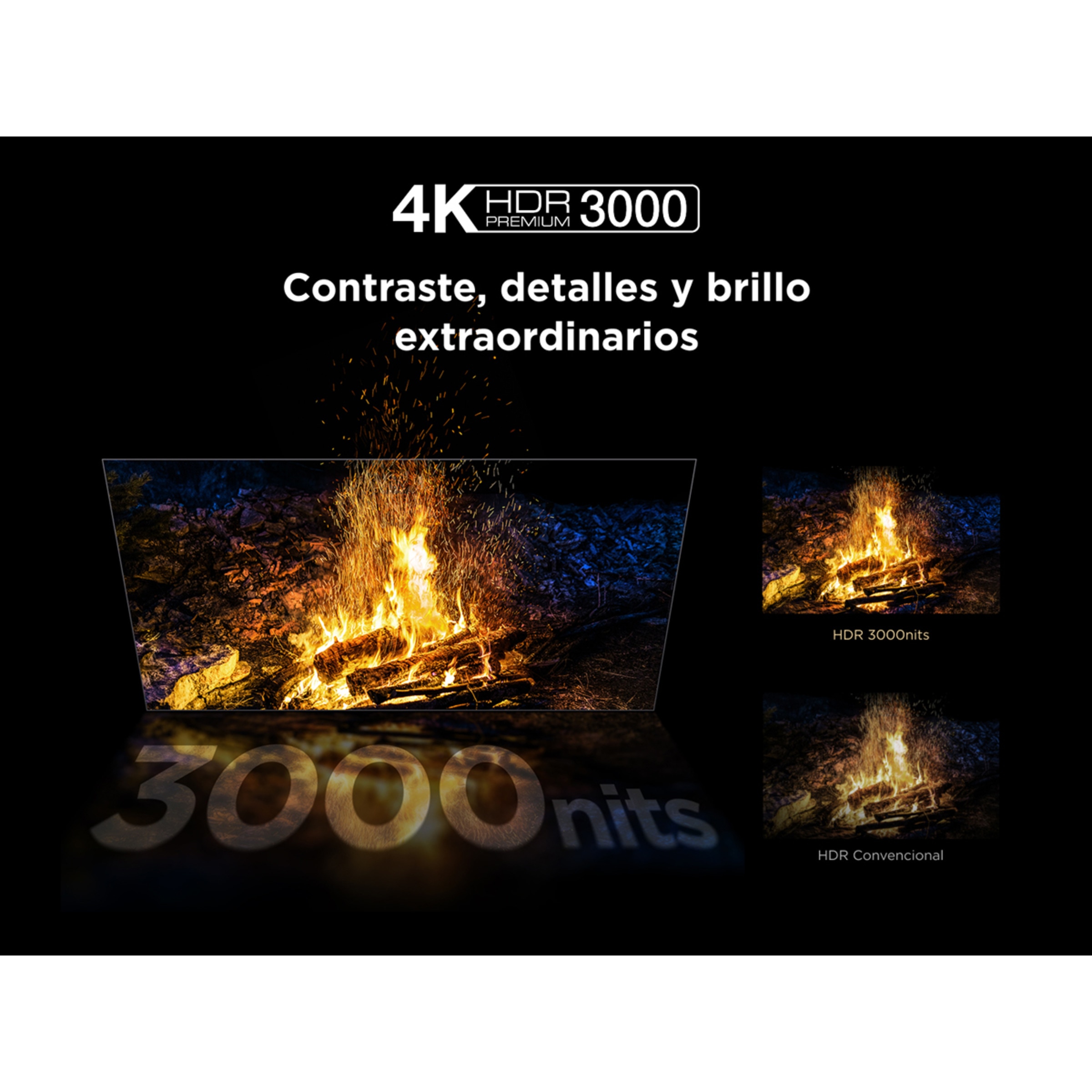 TV QD-Mini LED 190,5 cm (75") TCL 75C7K, 4K HDR Premium 3000, Smart TV con Google TV, control por voz Titanio-5