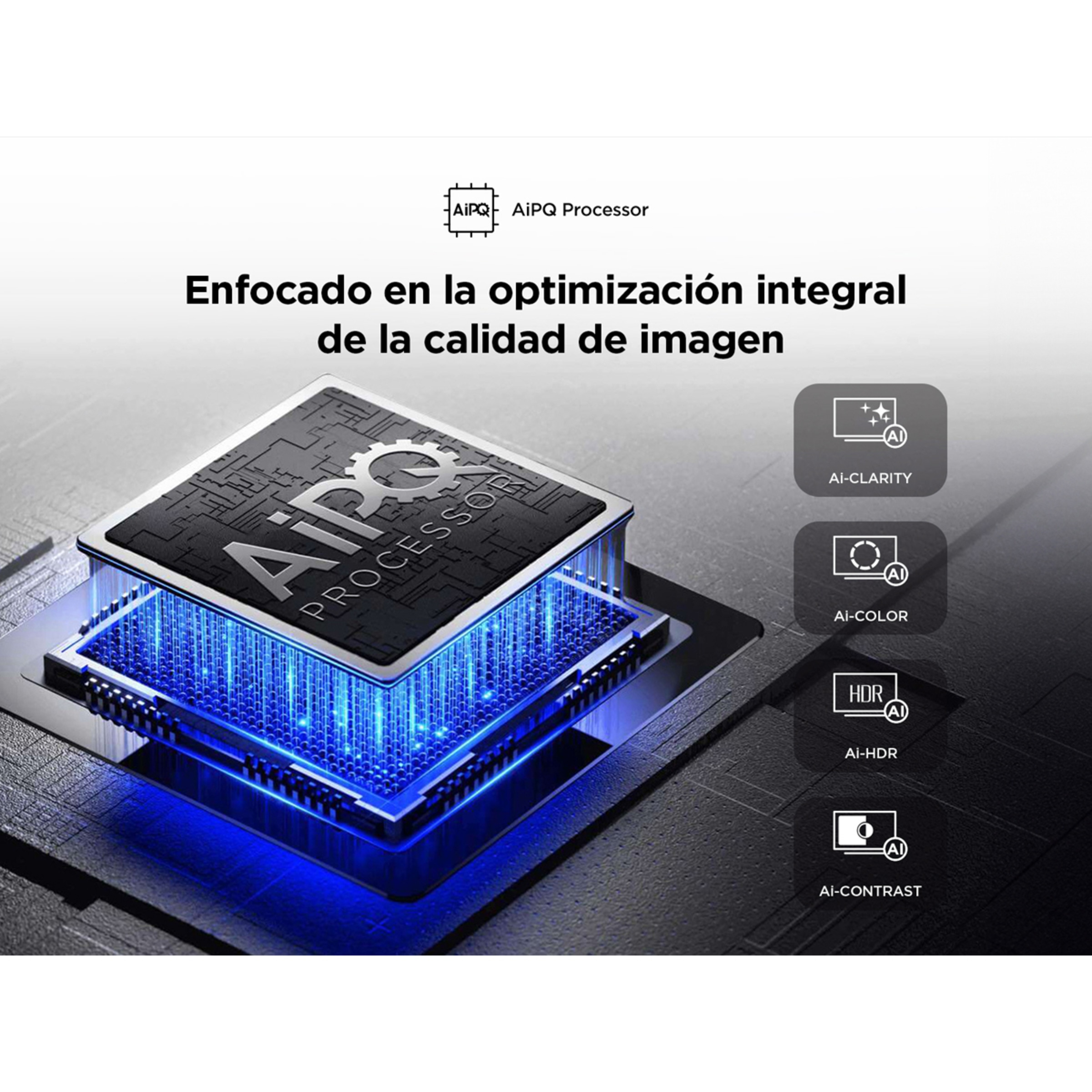 TV QLED 165,1 cm (65") TCL 65P7K, 4K HDR TV, Smart TV Powered by Google TV, compatible con Asistentes de voz Titanio-4