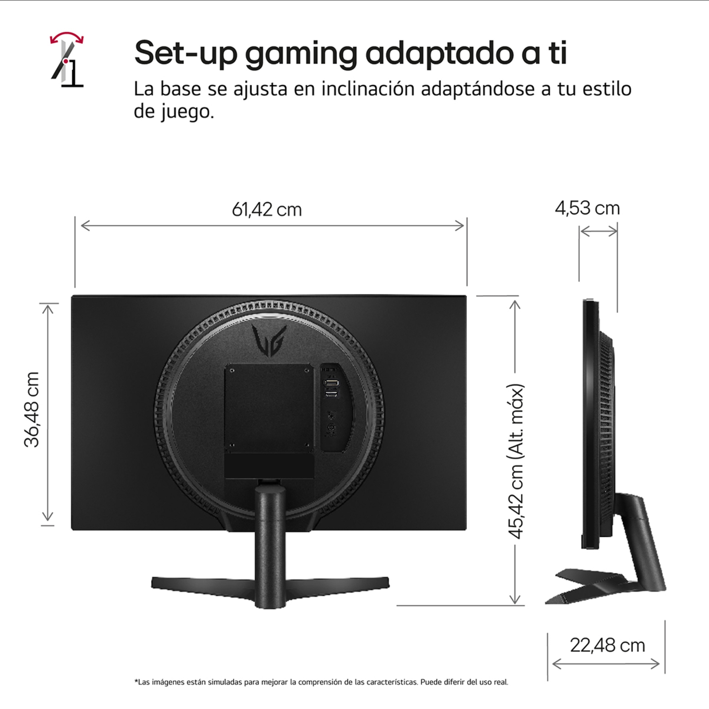 Monitor PC Gaming 68,5cm (27") LG UltraGear 27GS60F-B, 180 Hz, Full HD IPS Negro mate-2