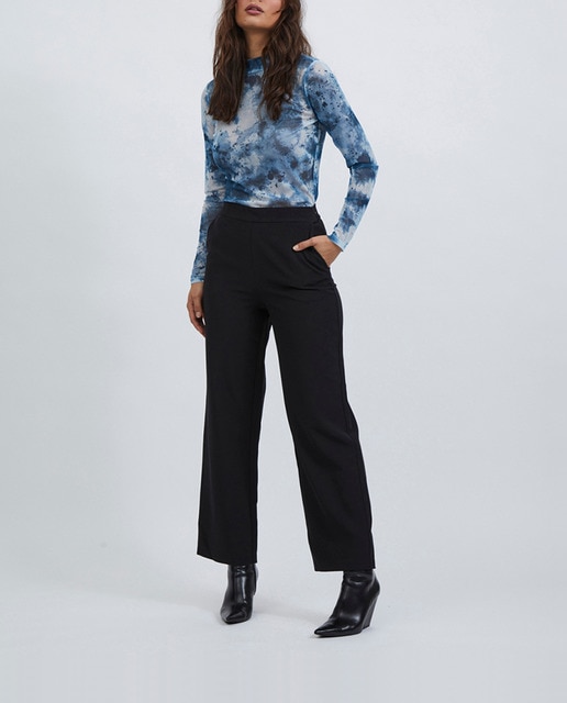 Imagen 0 de Pantalón de mujer wide leg tiro alto