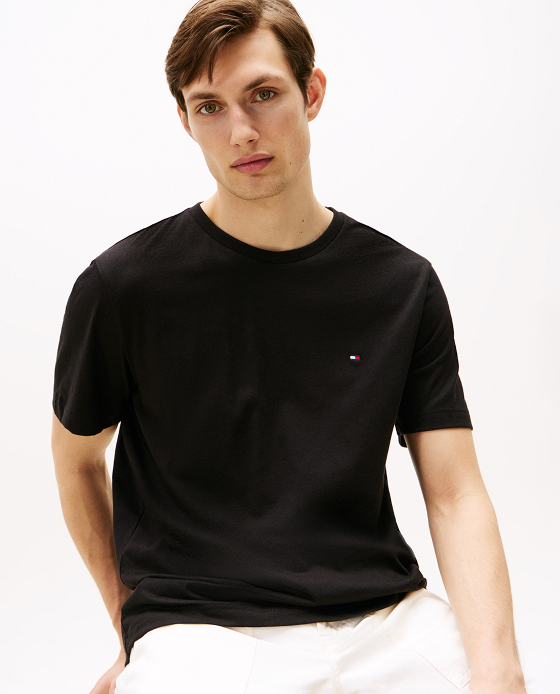 T-shirt Essential Estampada Regular Fit Preto-3