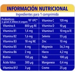 Defense Multivitamine mit Probiotika mit Vitamin C, D und Zink Behälter 30 Tabletten zur Unterstützung des Immunsystems