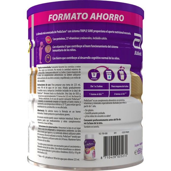 balanced powdered nutrition cookies & cream flavour for children aged 1 and up can 850 g