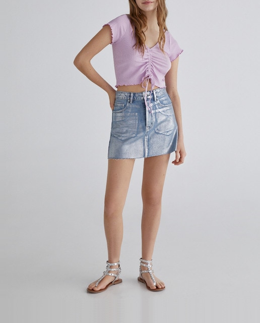 Imagen 0 de Falda vaquera mini