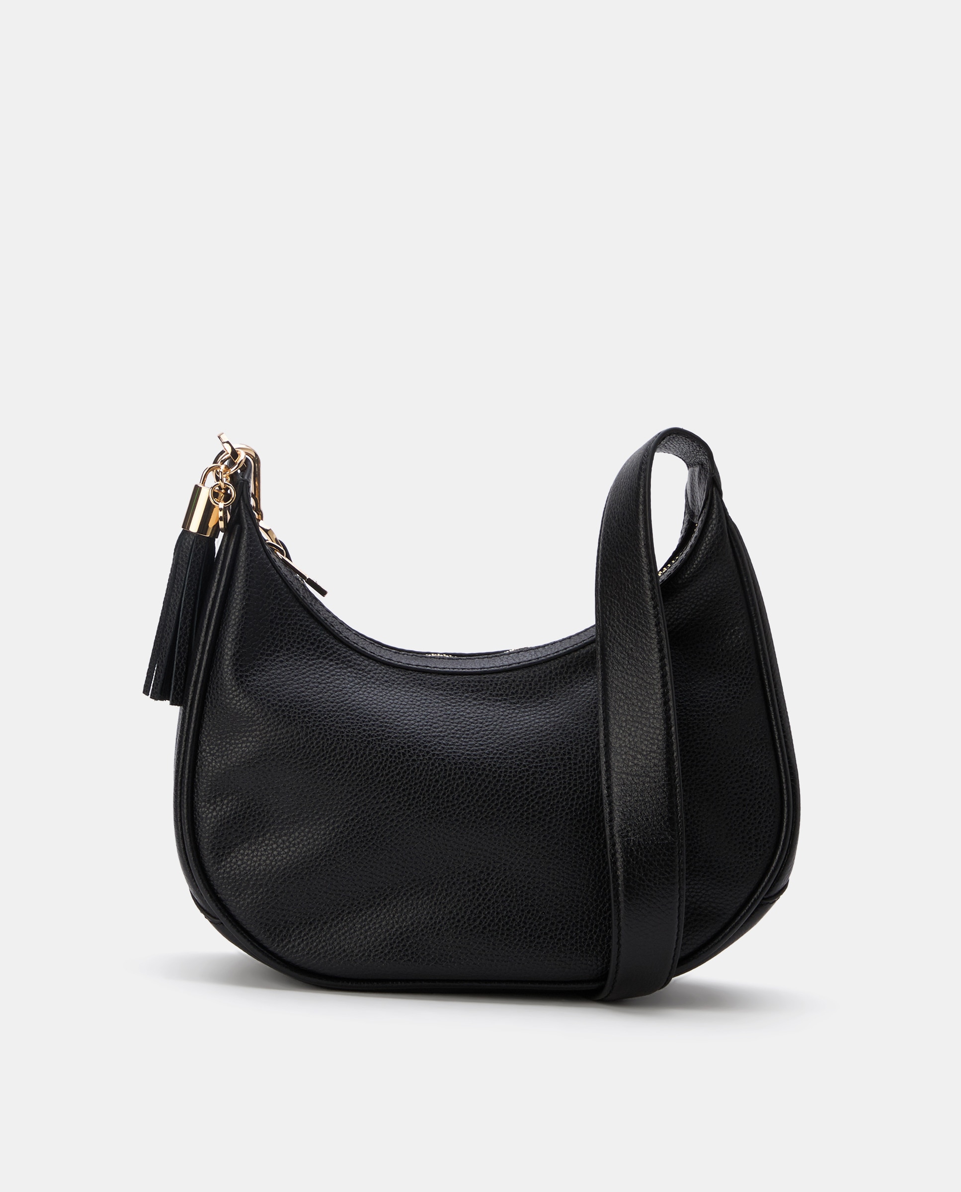 Mala Meia Lua com Pompom Preto-1