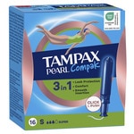 Compak Pearl Tampons mit Applikator Super Box 16 Einheiten
