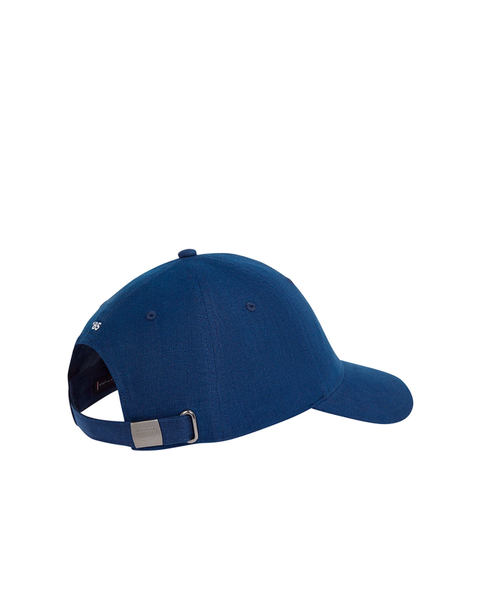 Boné de Algodão Liso com Branding Bordado Tamanhos Grandes Azul-2