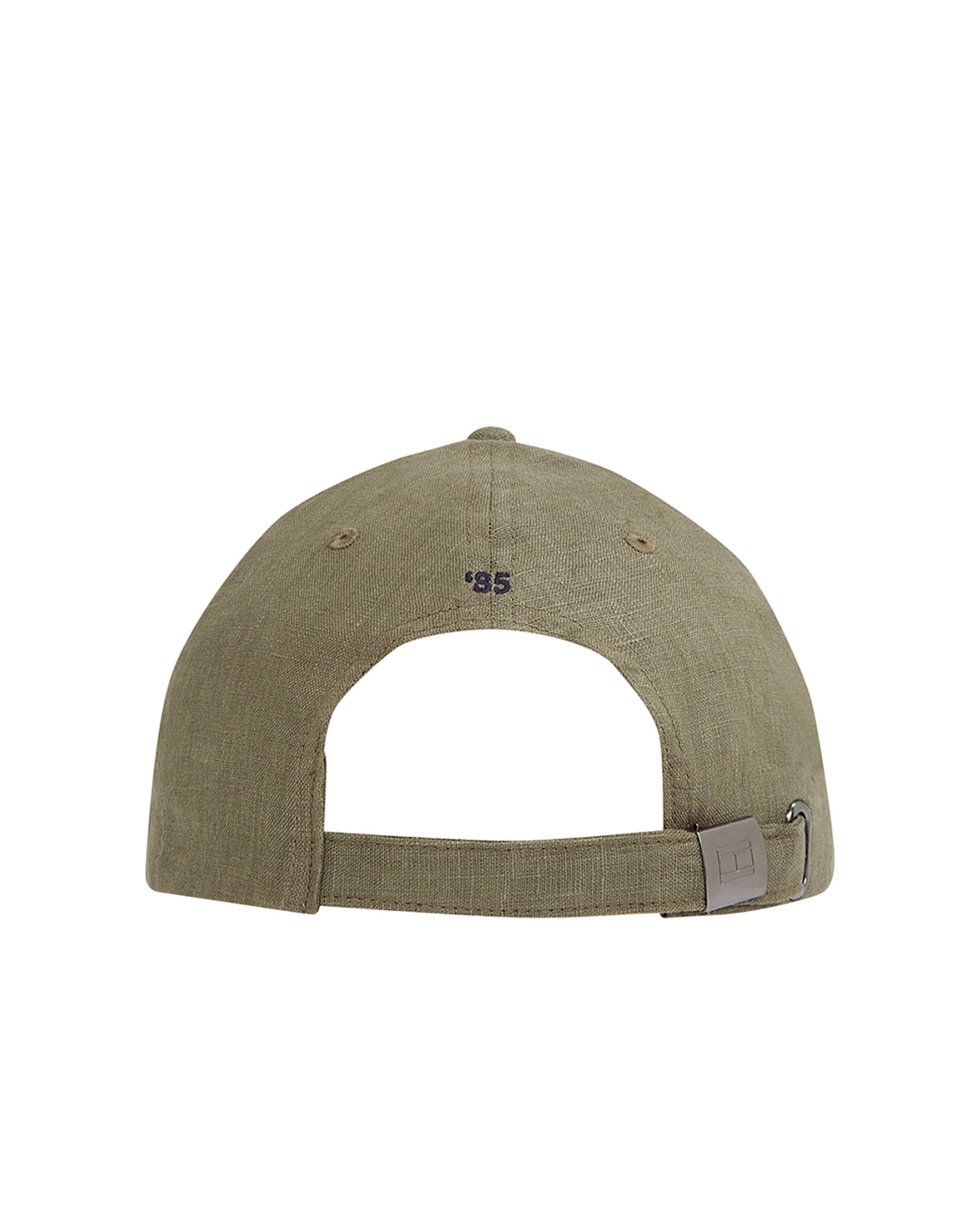 Boné de Linho Liso com Branding Bordado Tamanhos Grandes Verde-militar-3