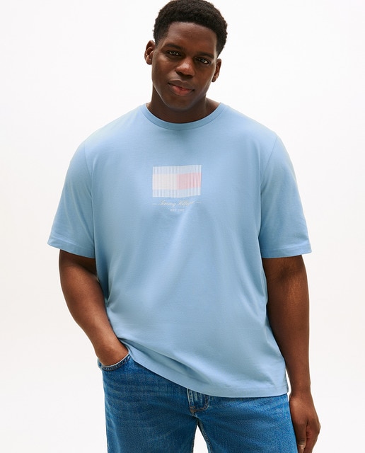 Imagem 0 de T-shirt de Manga Curta com Branding Estampado Tamanhos Grandes
