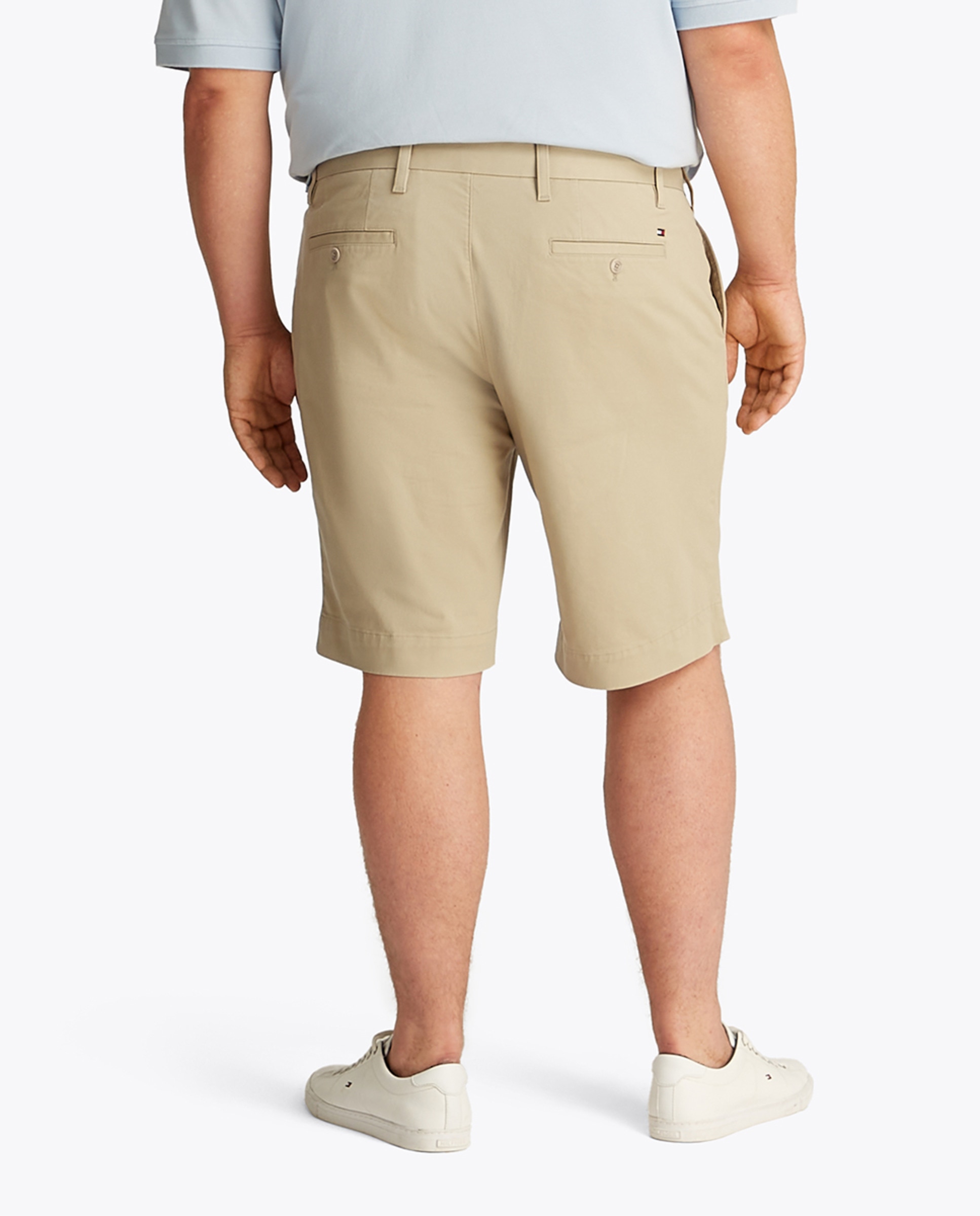 Bermudas Lisas Brooklin Fit Tamanhos Grandes Bege-3