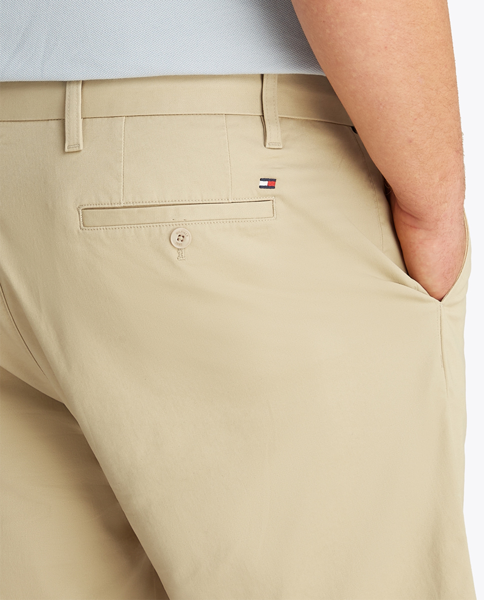 Bermudas Lisas Brooklin Fit Tamanhos Grandes Bege-4