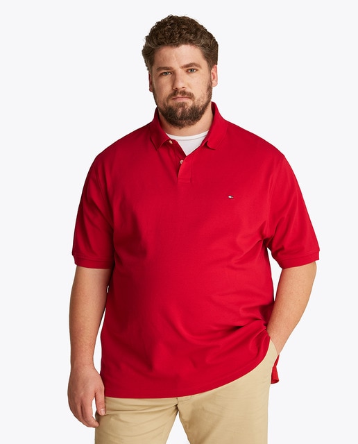 Imagen 0 de Polo liso de caballero manga corta tallas grandes