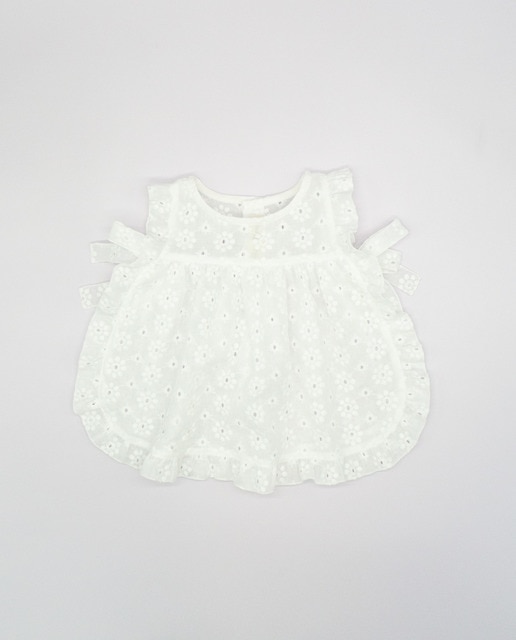 Imagen 0 de Vestido baño bordado flores