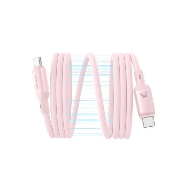 Imagem 0 de Cabo Magnético Baseus Picogo USB-C para USB-C 240w 1m - Rosa