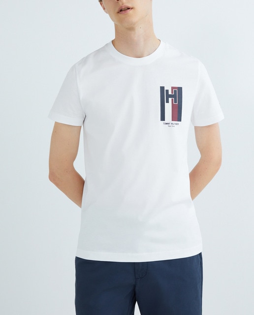 Imagen 0 de Camiseta de hombre de manga corta con logo en el pecho