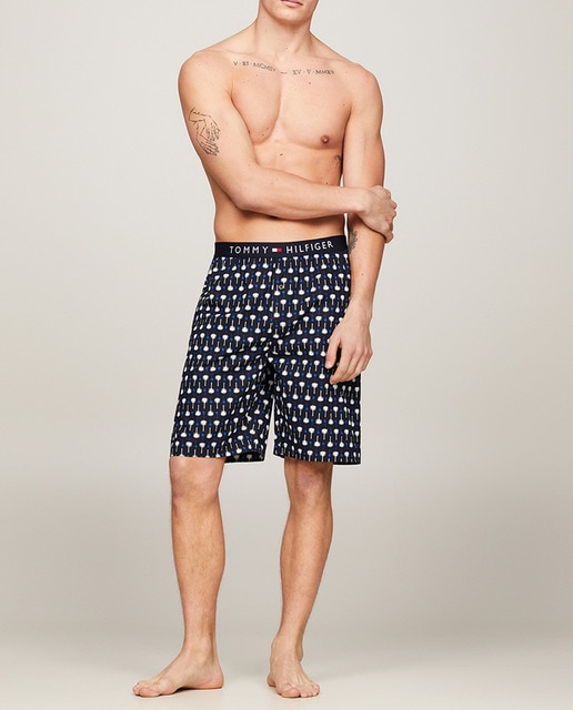Imagen 0 de Pantalón corto de pijama de tela de Tommy Hilfiger