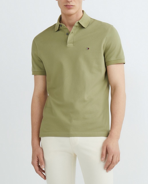 Imagen 0 de Polo de manga corta con fit regular hombre