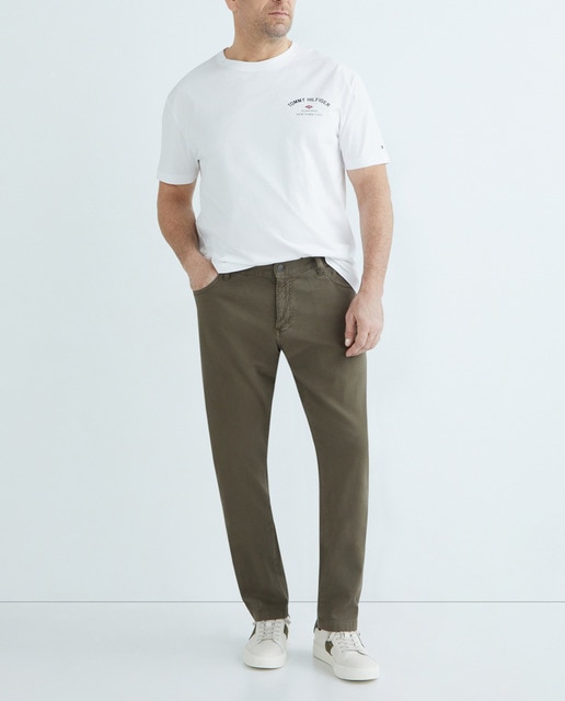 Imagen 0 de Pantalón chino de estructura de hombre tallas grandes