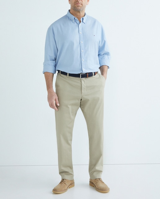 Imagen 0 de Pantalón chino de estructura de hombre tallas grandes