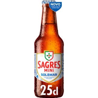 Cerveja Sol&Mar garrafa 25 cl - Sagres